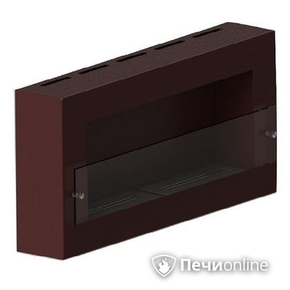 Биокамин ЭкоЛайф Window Fat II Glass black burgundy Арома в Вологде